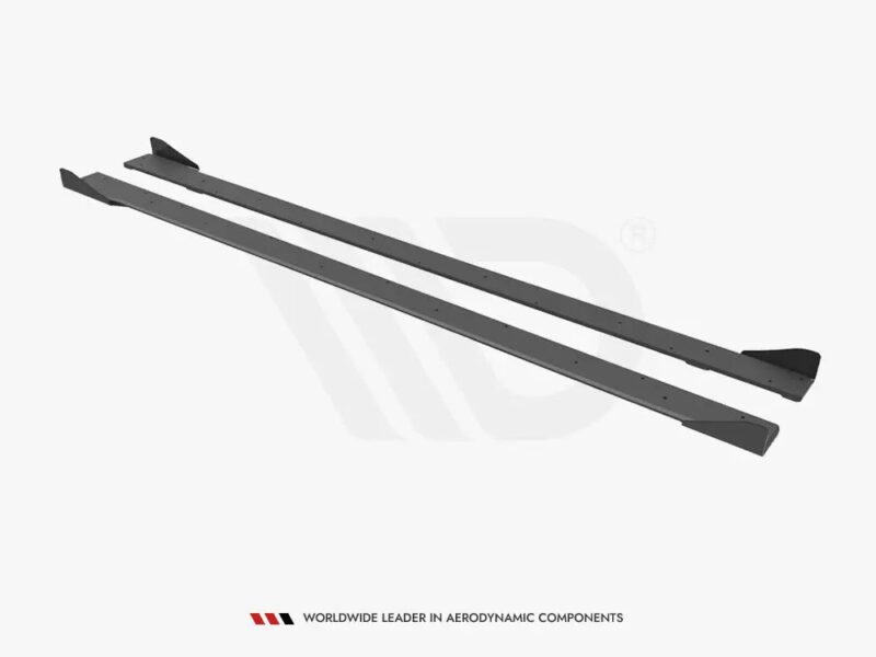 Maxton Design Street PRO Side Skirts Diffusers +flaps Volkswagen Golf R MK7 13-16 - Image 4