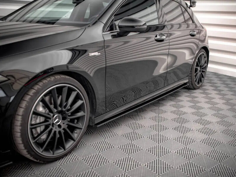 Maxton Design Street PRO Side Skirts Diffusers Mercedes A35 AMG AMG-Line Aero Pack W177 - Image 3