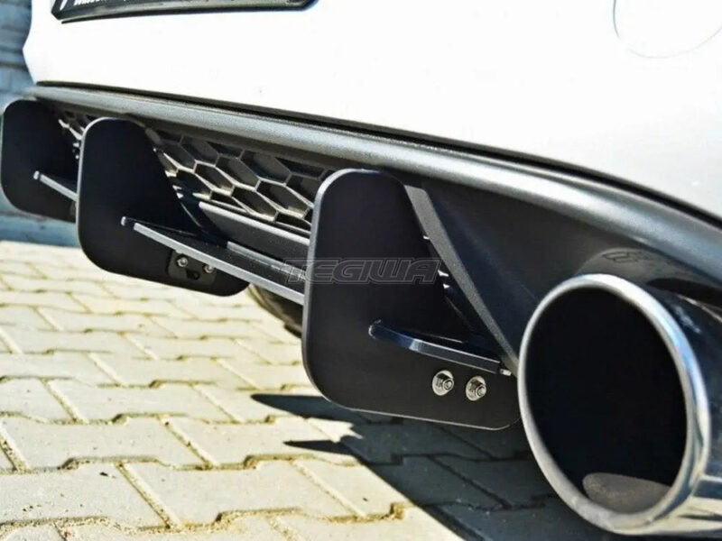 Maxton Design Volkswagen Golf MK7 GTI Rear Diffuser & Rear Side Splitters - Image 4