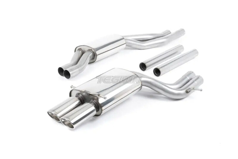 Milltek Audi RS4 B5 V6 Bi-Turbo Avant 2000-2002 Cat-back Exhaust - Resonated