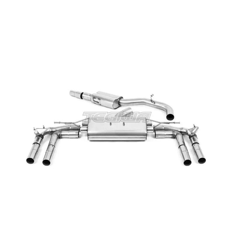 Milltek Audi S3 2.0TFSI Quattro Saloon/Sedan 310PS 8Y (OPF/GPF Models Only) 2020-2023 Particulate Filter-back Exhaust - Image 5
