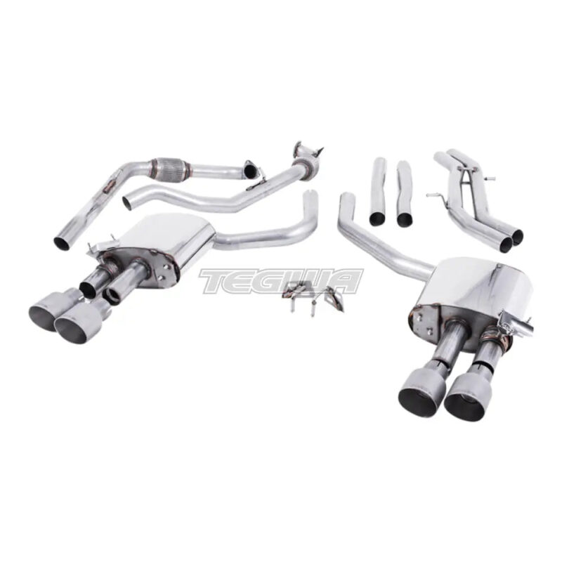 Milltek Audi S4 3.0 Turbo V6 B9 - Saloon/Sedan & Avant (Non Sport Diff Models) 2016-2023 Cat-back Exhaust - Image 7