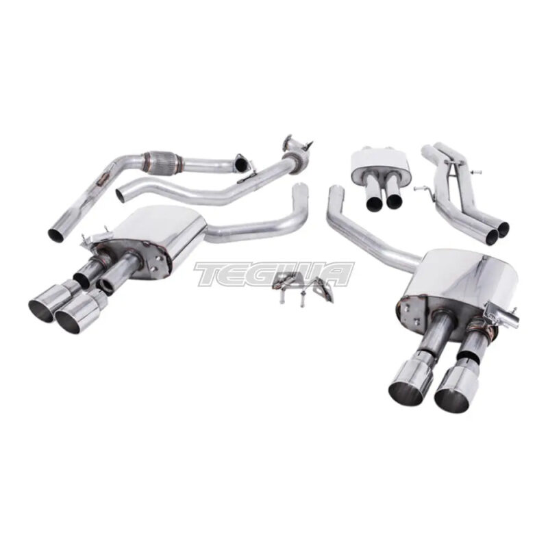 Milltek Audi S4 3.0 Turbo V6 B9 - Saloon/Sedan & Avant (Non Sport Diff Models) 2016-2023 Cat-back Exhaust - Image 13