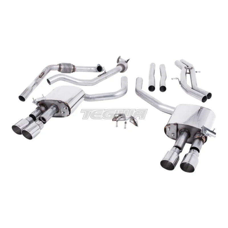 Milltek Audi S4 3.0 Turbo V6 B9 - Saloon/Sedan & Avant (Non Sport Diff Models) 2016-2023 Cat-back Exhaust - Image 18