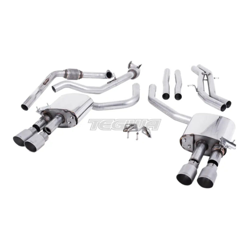 Milltek Audi S4 3.0 Turbo V6 B9 - Saloon/Sedan & Avant (Non Sport Diff Models) 2016-2023 Cat-back Exhaust - Image 10