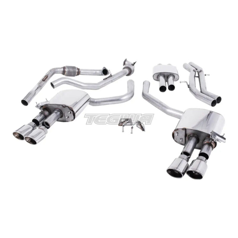 Milltek Audi S4 3.0 Turbo V6 B9 - Saloon/Sedan & Avant (Non Sport Diff Models) 2016-2023 Cat-back Exhaust - Image 5