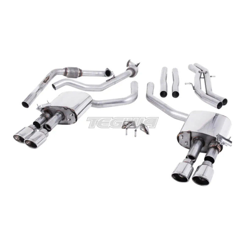 Milltek Audi S4 3.0 Turbo V6 B9 - Saloon/Sedan & Avant (Non Sport Diff Models) 2016-2023 Cat-back Exhaust - Image 11