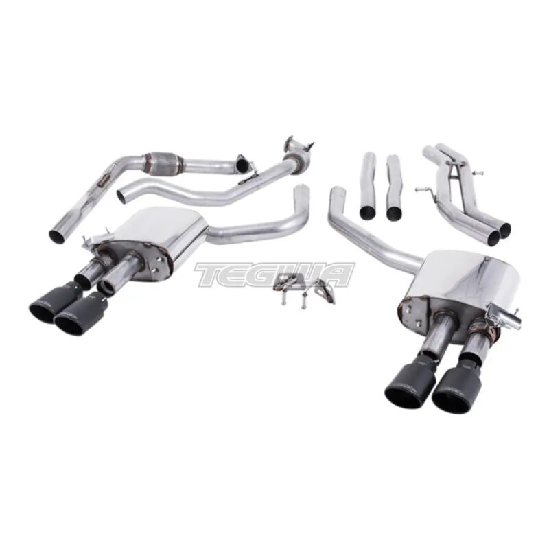 Milltek Audi S4 3.0 Turbo V6 B9 - Saloon/Sedan & Avant (Sport Diff Models Only & Without Brace Bars) 2016-2023 Cat-back Exhaust - Image 6