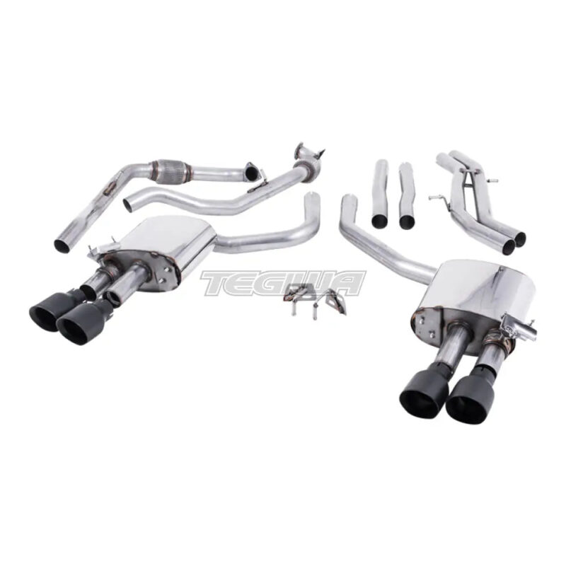 Milltek Audi S4 3.0 Turbo V6 B9 - Saloon/Sedan & Avant (Sport Diff Models Only & Without Brace Bars) 2016-2023 Cat-back Exhaust - Image 4