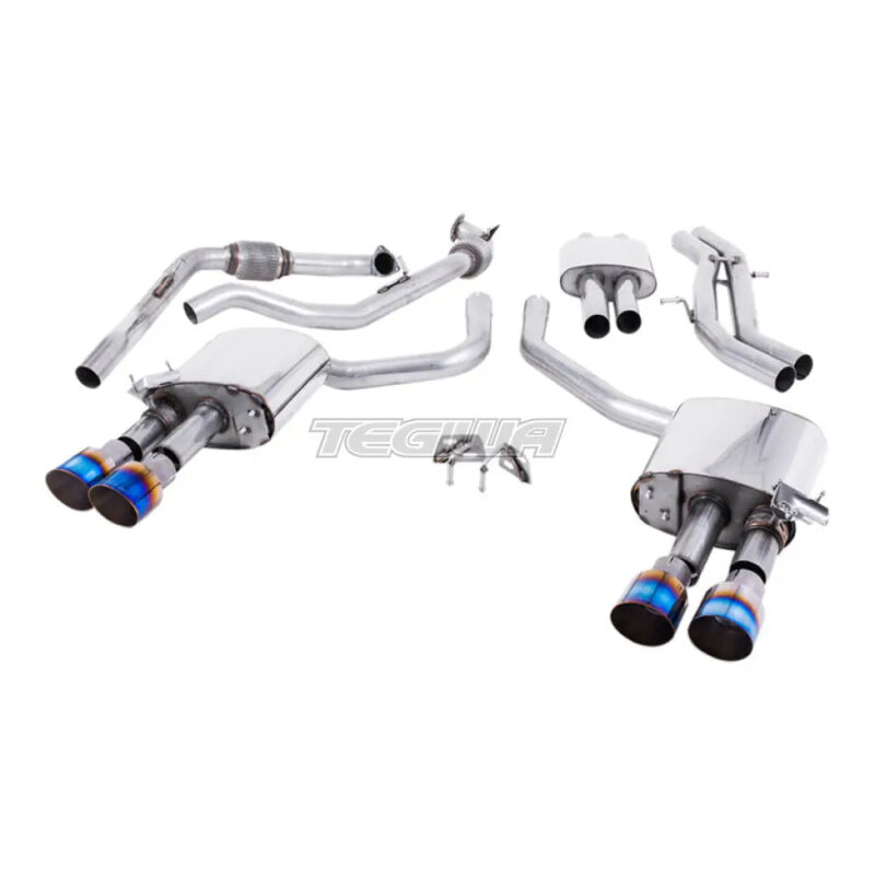 Milltek Audi S4 3.0 Turbo V6 B9 - Saloon/Sedan & Avant (Sport Diff Models Only & Without Brace Bars) 2016-2023 Cat-back Exhaust - Image 2