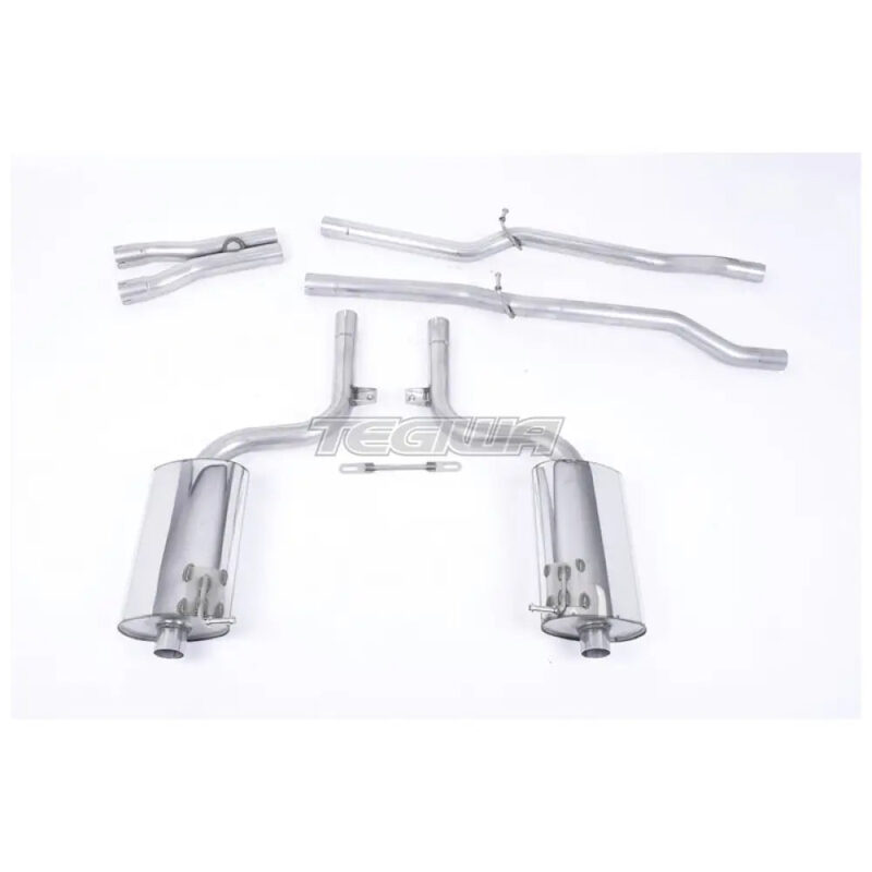 Milltek Audi S4 4.2 V8 quattro B6 Saloon/Sedan Avant & Cabriolet 2003-2005 Cat-back Exhaust