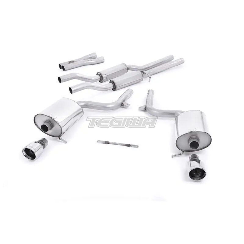 Milltek Audi S4 4.2 V8 quattro B6 Saloon/Sedan Avant & Cabriolet 2003-2005 Cat-back Exhaust - Image 2