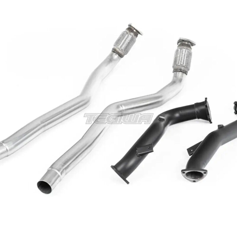 Milltek Audi S6 4.0 TFSI C7 quattro 2012-2018 Large-bore Exhaust Downpipes and Cat Bypass Exhaust Pipes Exhaust - Milltek Fitment