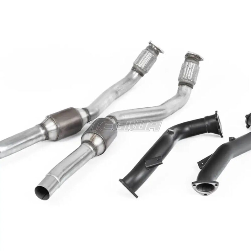 Milltek Audi S7 Sportback 4.0 TFSI quattro S tronic 2012-2018 Large Bore Exhaust Downpipes and Hi-Flow Sports Cats Exhaust - Milltek Fitment