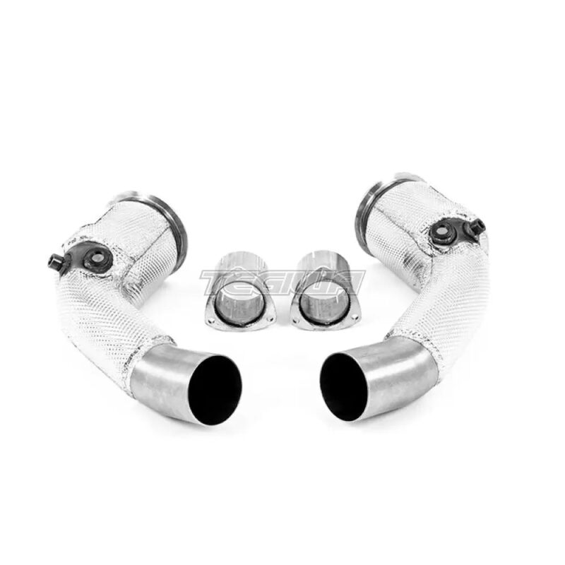 Milltek Audi S8 D5 4.0 TFSI V8 Saloon / Sedan (OPF/GPF UK/Euro Models) 2020-2023 Large-bore Exhaust Downpipes and Cat Bypass Exhaust Pipes Exhaust - OE Fitment