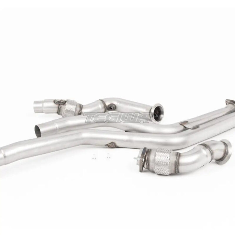 Milltek BMW 2 Series M2 Competition Coupe (F87) 2018-2023 Large-bore Exhaust Downpipes and Cat Bypass Exhaust Pipes Exhaust