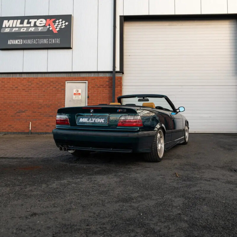Milltek Cat Back System OEM+ Single Wall Polished 70mm Tips BMW E36 M3 92-99 - Image 2