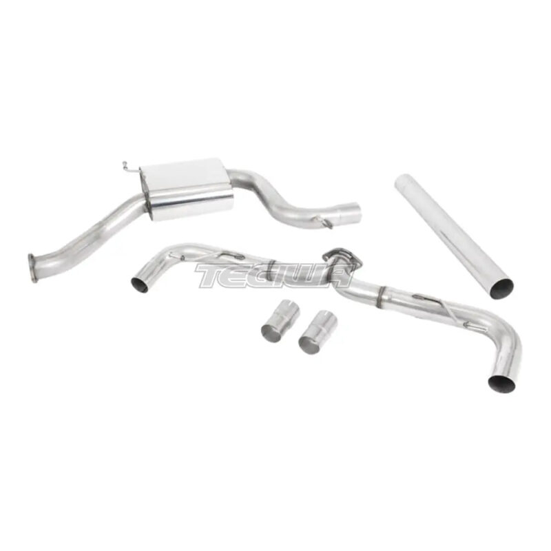 Milltek Volkswagen Golf MK7.5 GTi (Performance Pack Models & Non OPF/GPF Equipped Models Only) 2017-2018 Cat-back Exhaust - Non-Resonated Jet-100 Carbon Trims