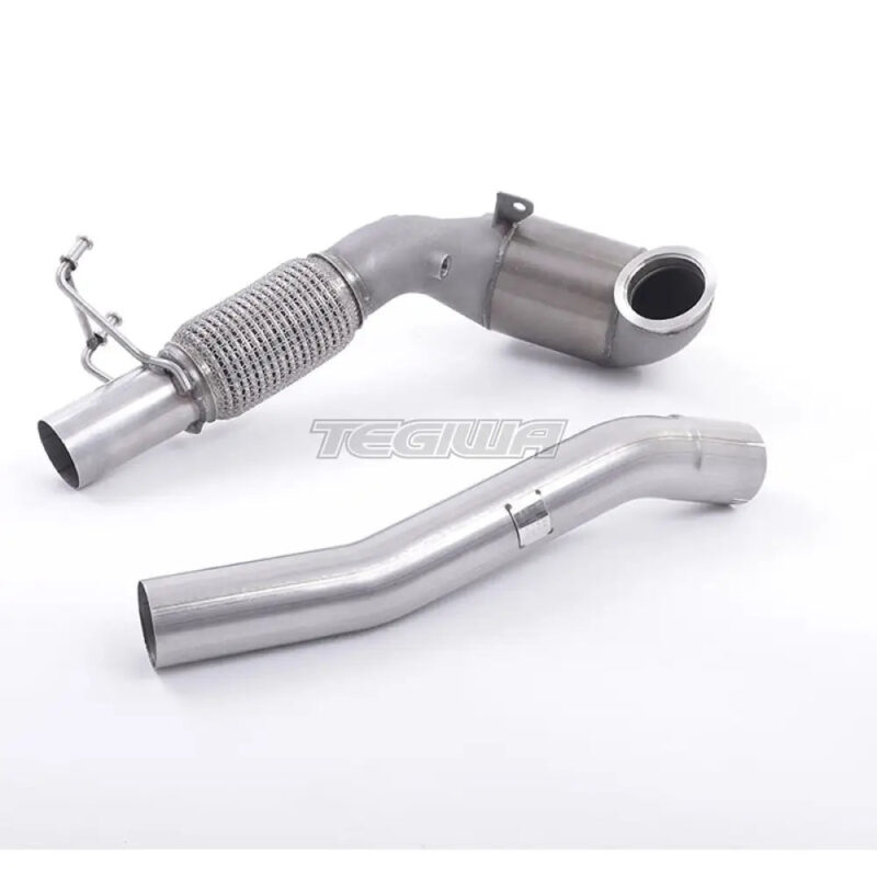 Milltek Volkswagen Golf MK7.5 GTi (Performance Pack Models & Non OPF/GPF Equipped Models Only) 2017-2018 Large Bore Downpipe and Hi-Flow Sports Cat Exhaust - Fits with Milltek System - SSXVW261