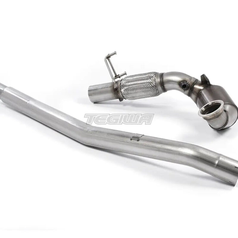 Milltek Volkswagen Golf MK7.5 GTi (Performance Pack Models & Non OPF/GPF Equipped Models Only) 2017-2018 Large Bore Downpipe and Hi-Flow Sports Cat Exhaust - Fits with OE System - SSXVW396