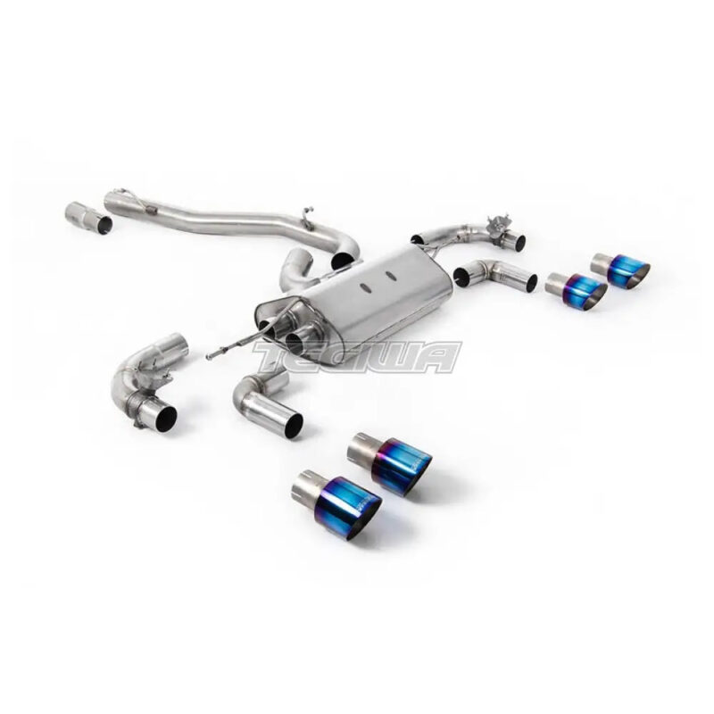 Milltek Volkswagen Golf Mk7.5 R 2.0 TSI 300PS (GPF Equipped Models Only) - 80mm Race Systems 2019-2022 Cat-back Exhaust - Image 8