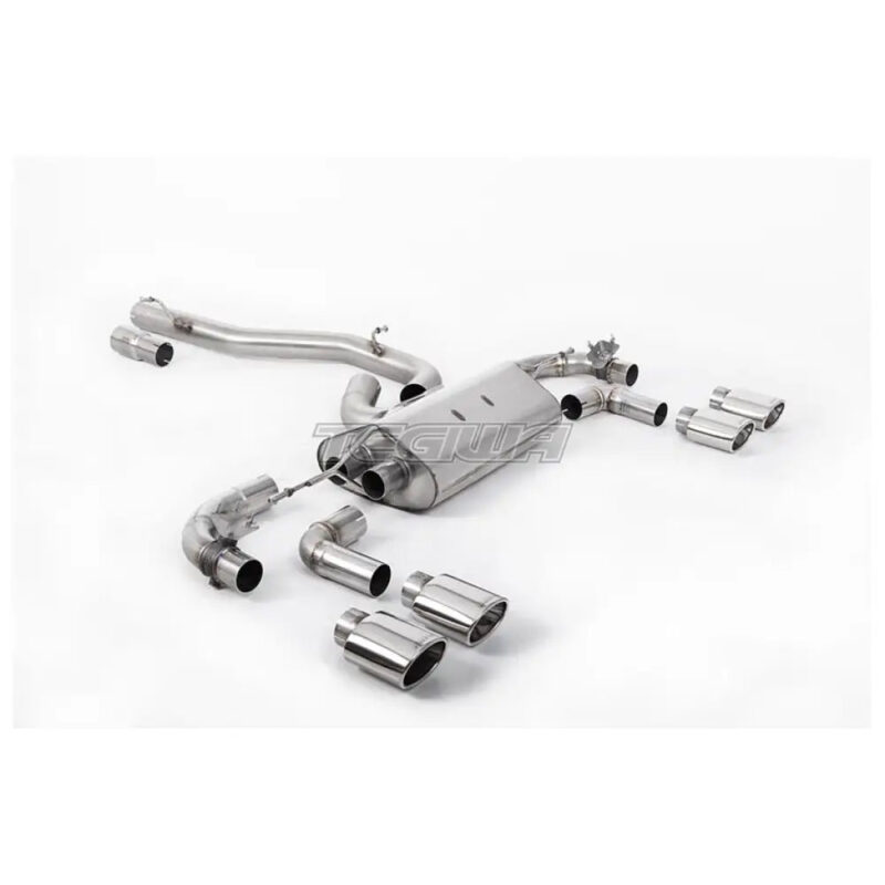 Milltek Volkswagen Golf Mk7.5 R 2.0 TSI 300PS (GPF Equipped Models Only) - 80mm Race Systems 2019-2022 Cat-back Exhaust - Image 7
