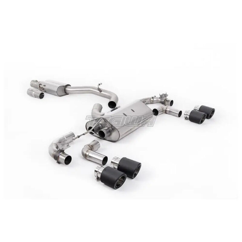 Milltek Volkswagen Golf Mk7.5 R 2.0 TSI 300PS (GPF Equipped Models Only) - 80mm Race Systems 2019-2022 Cat-back Exhaust - Image 6