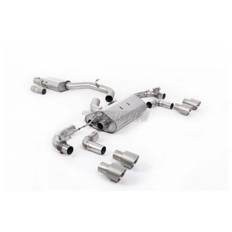 Milltek Volkswagen Golf Mk7.5 R 2.0 TSI 300PS (GPF Equipped Models Only) - 80mm Race Systems 2019-2022 Cat-back Exhaust - Image 5