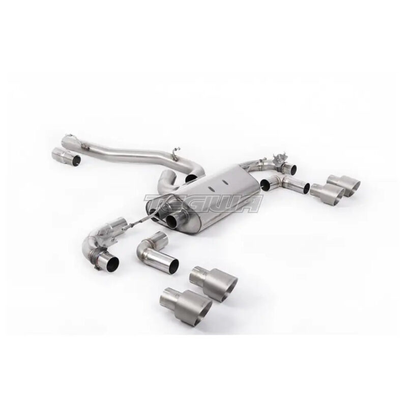 Milltek Volkswagen Golf Mk7.5 R 2.0 TSI 310PS (Non-GPF Equipped Models Only) - 80mm Race Systems 2017-2021 Cat-back Exhaust