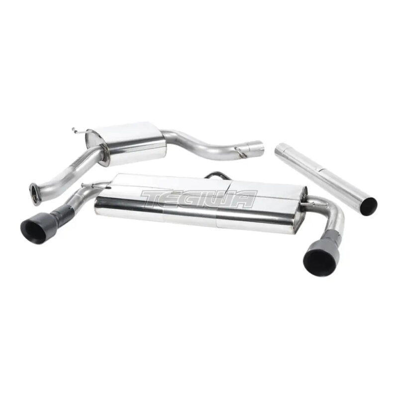 Milltek Volkswagen Golf MK7 GTi (including GTi Performance Pack Clubsport & Clubsport S models) 2013-2016 Cat-back Exhaust - Black Tips - SSXVW226