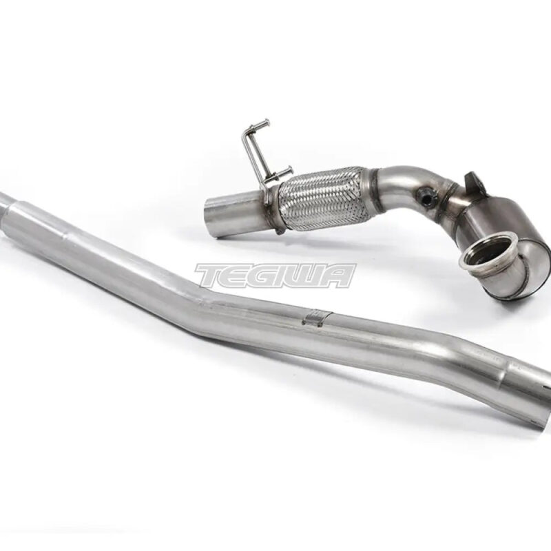 Milltek Volkswagen Golf MK7 R 2.0 TSI 300PS 2014-2016 Large Bore Downpipe and Hi-Flow Sports Cat Exhaust - Fits with OE System - SSXVW350