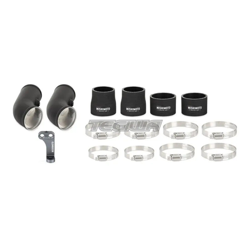Mishimoto Charge Pipes Micro-Wrinkle Black BMW F1X M5 M6 12-18 - Image 4