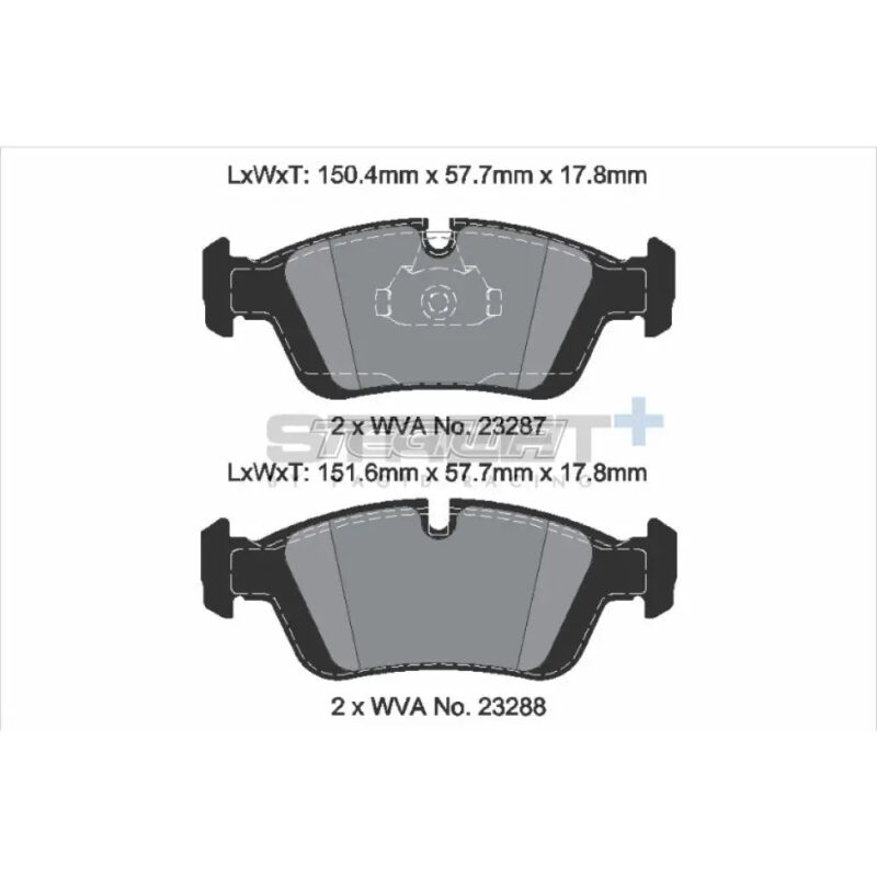 Pagid Street+ Brake Pads BMW 3-Series E36 91-01 Front - Image 3