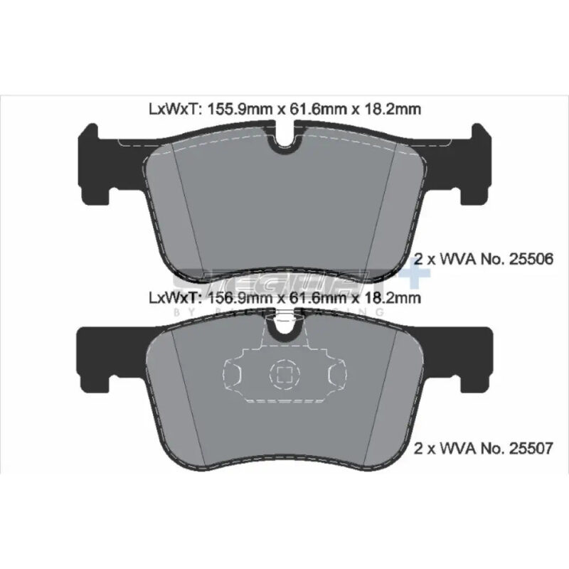 Pagid Street+ Brake Pads BMW 3-Series G2X 19-20 Front - T8119SP2001 - Image 3