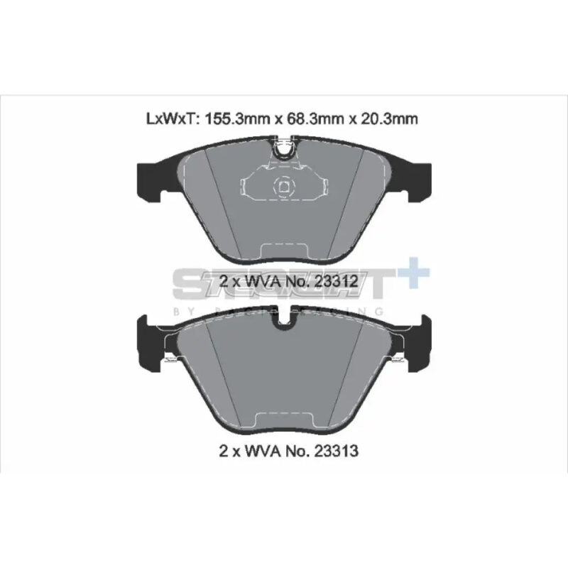 Pagid Street+ Brake Pads BMW 6-Series E6X 03-10 Front - Image 3