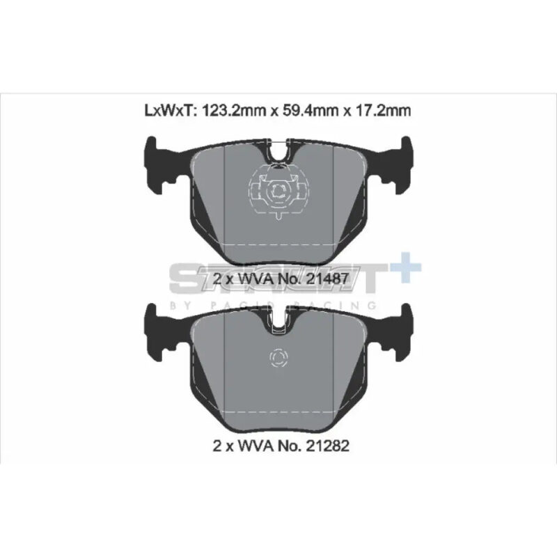 Pagid Street+ Brake Pads BMW M5 E39 96-03 Rear - Image 3