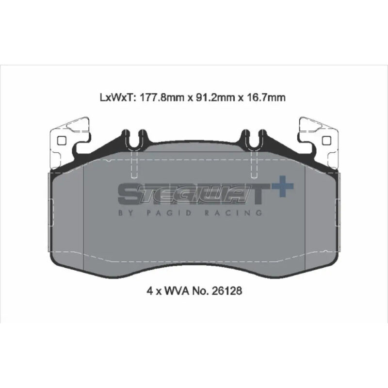 Pagid Street+ Brake Pads Mercedes CLA-Class AMG CLA45 CLA45S 19 Front - T8217SP2001 - Image 3