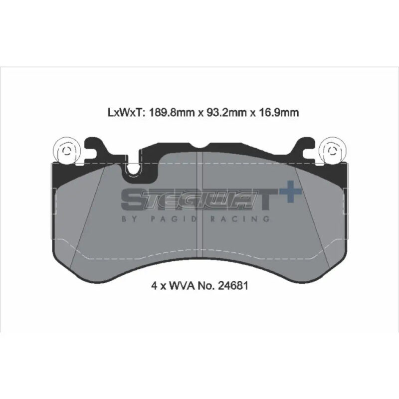 Pagid Street+ Brake Pads Mercedes SL-Class AMG SL65 04-12 Front - Image 3