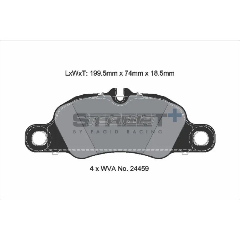 Pagid Street+ Brake Pads Porsche 718 Boxster 982 2.0 16 Front - Image 3