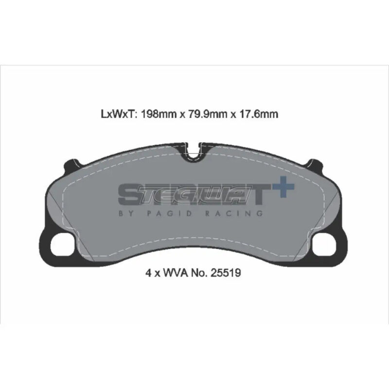 Pagid Street+ Brake Pads Porsche 718 Boxster 982 GTS 4.0 19 Front - Image 3