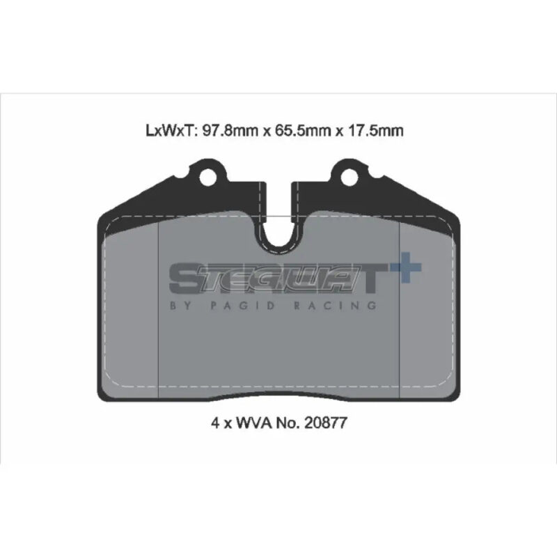 Pagid Street+ Brake Pads Porsche 911 964 89-94 Rear - Image 3