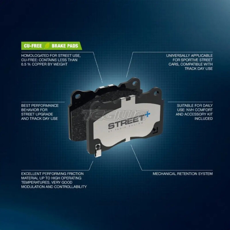 Pagid Street+ Brake Pads Volkswagen Golf MK4 R32 02-05 Front - Image 2