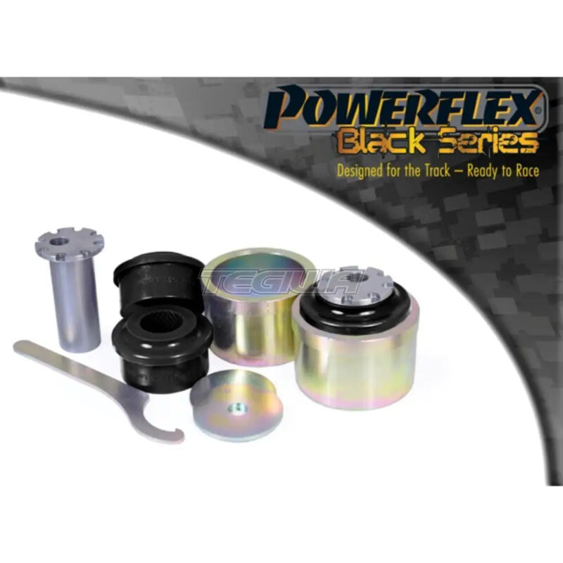 Powerflex Black Series Front Lower Radius Arm to Chassis Bush Caster Adjustable Audi A5 S5 RS5 07-16 - PFF3-802GBLK
