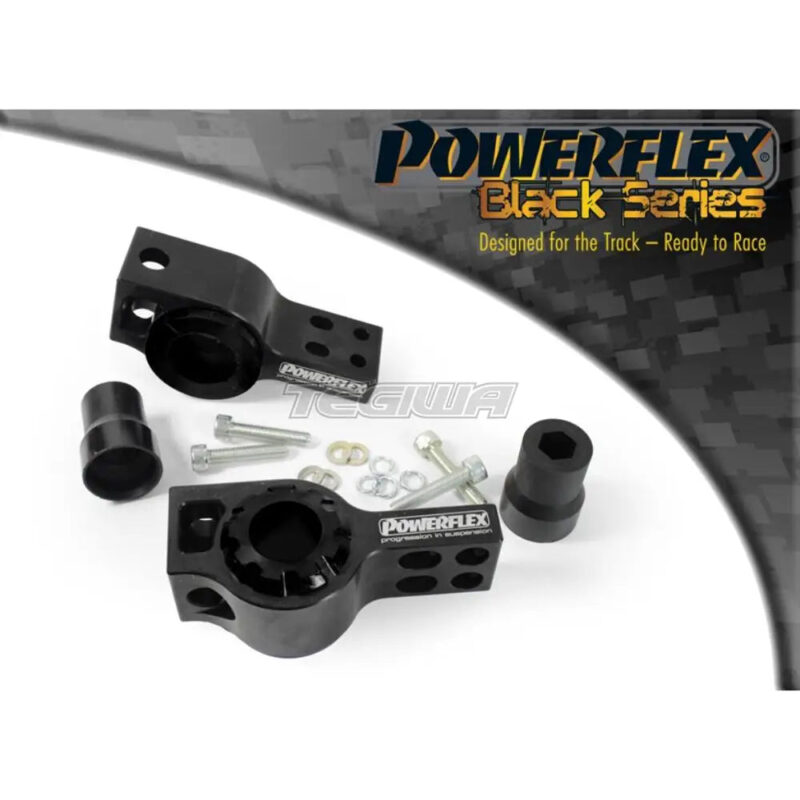 Powerflex Black Series Front Wishbone Rear Bush Anti-Lift Inc Caster Offset Volkswagen Golf MK5 GTI R32 03-09