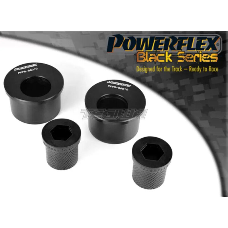 Powerflex Black Series Front Wishbone Rear Bush Caster Offset BMW 3 Series E46 M3 Inc CSL 99-06