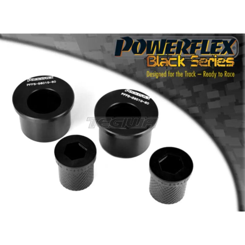 Powerflex Black Series Front Wishbone Rear Bush Caster Offset BMW 3 Series E46 Sedan Touring Coupe Conv 99-06 - PFF5-5601G-60BLK