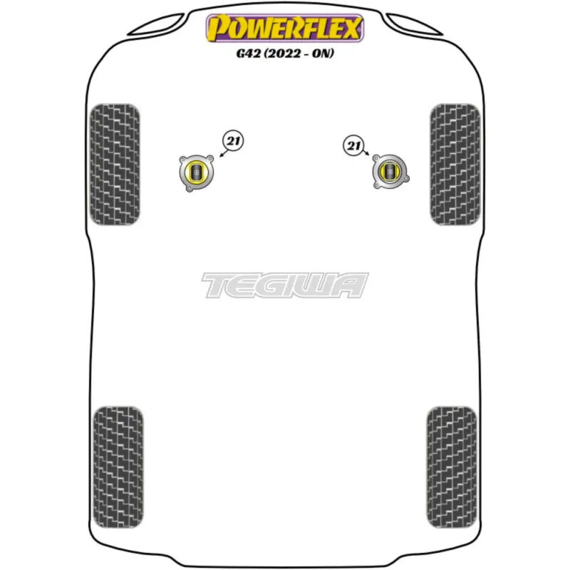 Powerflex Road Series Jack Pad Adaptor BMW 2 Series G42 22+ - Image 2