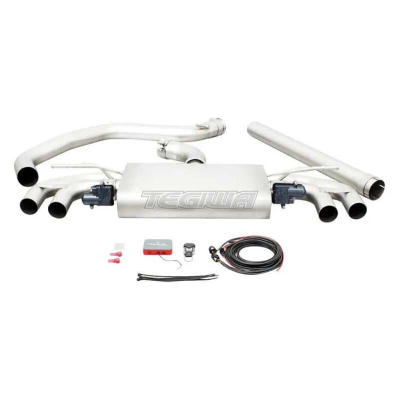 Remus Non-Resonated Turbo Back System Left/Right With Remus Sound Controller Volkswagen Golf Mk7 Hatchback 2.0 GTI Clubsport 16+