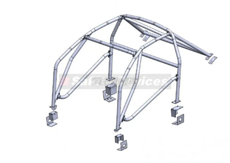 Safety Devices Roll Cage B046 Bolt-in Cage BMW 3-Series E92 Coupe 07-13 Without Sunroof