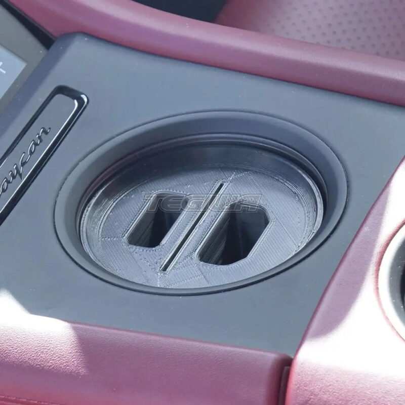 Tegiwa Cup Holder Insert PORSCHE TAYCAN - Image 2